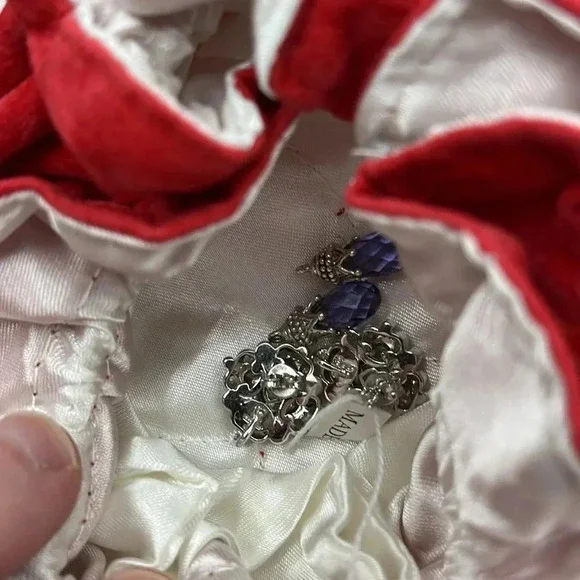 Rare Jennifer Cary 925 Silver Gemstone Earrings & Pendants Set - Picture 9 of 15